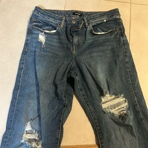 Express Boyfriend Midrise Jeans